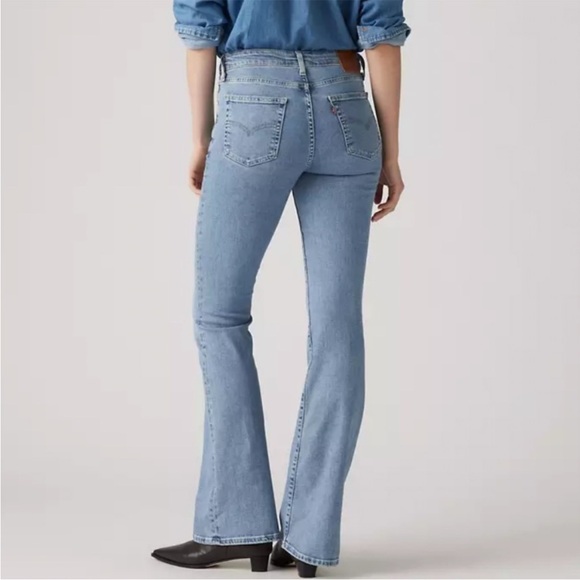 Levi’s 26 x 34 Jeans Premium 726 High Rise Flare Blue Wave Light Wash NWT - Picture 3 of 15